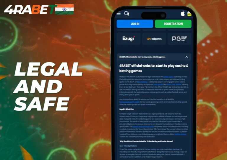 Is 4Rabet Legal and Safe in India
